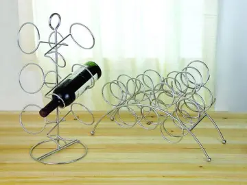 Supermarket Wire Rack Wine Holder