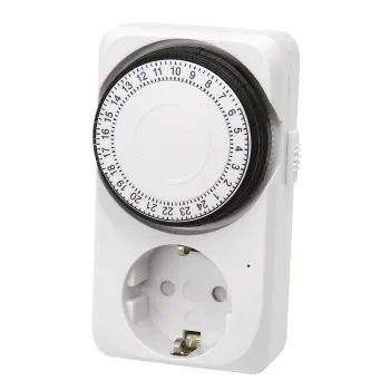EU Programmable Mechanical Timer Socket - French/Czech Plug - Hot Selling