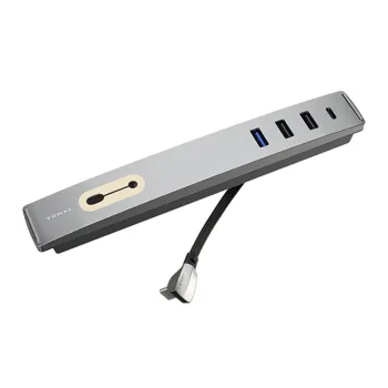 Quick Charger USB Hub Multiport Docking Station for Tesla Model Y