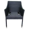 Muebles de patio de jardín sillas de ratán al aire libre muebles de diseño de comedor moderno salón de lujo silla nórdica