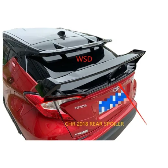 ABS Carbon Fiber Car Rear Trunk Spoiler Wing for CHR 2018-2019