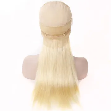 High Quality Virgin Hair 613 Full Lace Wig Human Hair Wholesale 613 Honey Blonde Long Straight Human Hair Lace Wigs