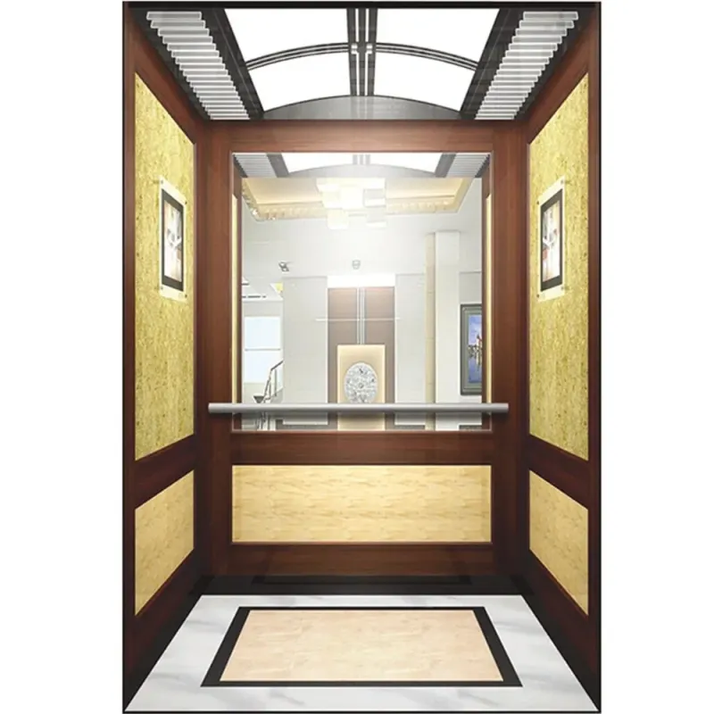 Gearless Traction Elevator for Home Villa Passenger Use