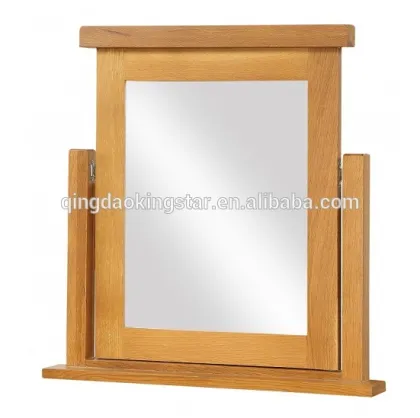 solid oak dressing mirror