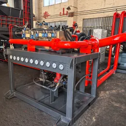High Performance Vertical Hydraulic Baler System