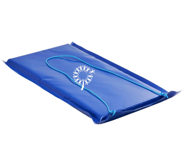 เลื่อนสีส้มสีน้ำเงินกลางแจ้งที่กำหนดเองสำหรับเด็ก - Sled PVC Snow Sled ทนความเย็น
