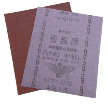 Flying Wheel Brand Furniture Hardware: Aluminum Oxide Abrasive Cloth for Polishing