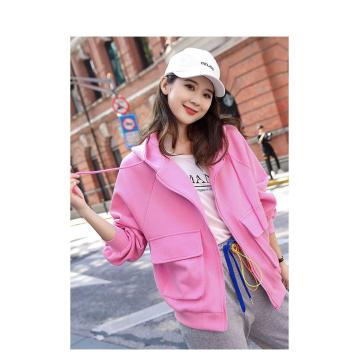 women's spring and autumn new hooded sweater