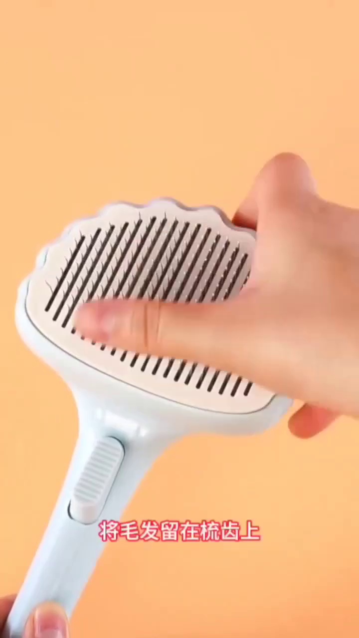 Self-Cleaning Slicker Brush for Dogs and Cats