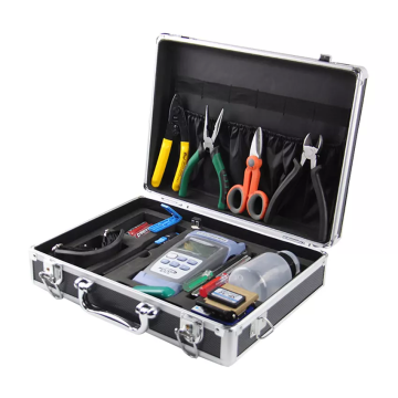 Fiber Optic Splicer Toolkit with Cleaver, Power Meter, and Fault Locator