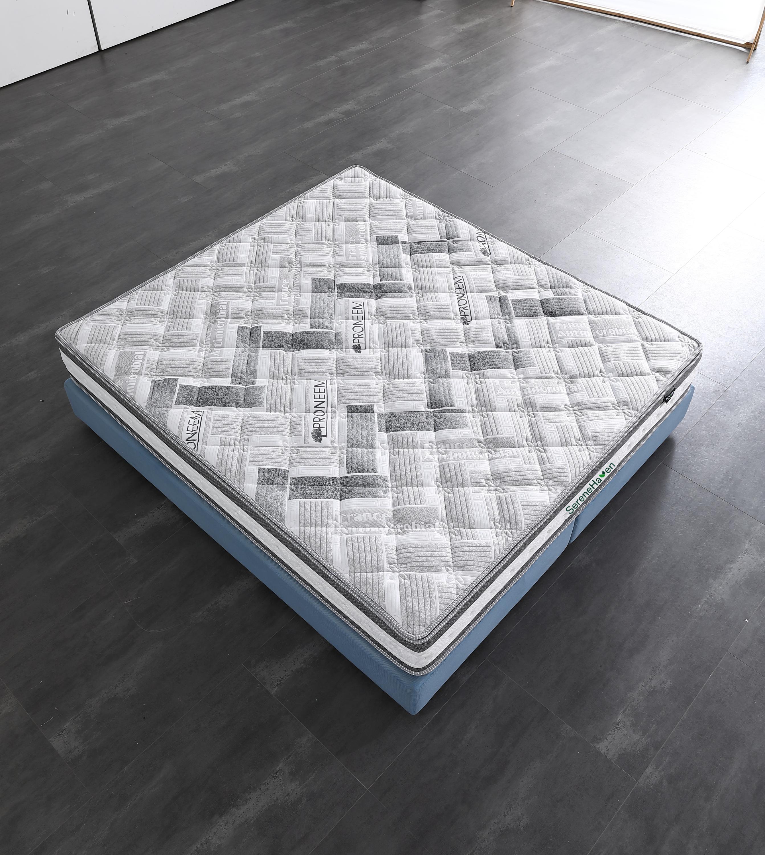SereneHaven Antibacterial Spinal Protection Mattress in Bedroom Setting