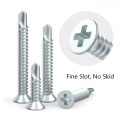 Countersunk head self drilling screws carbon steel