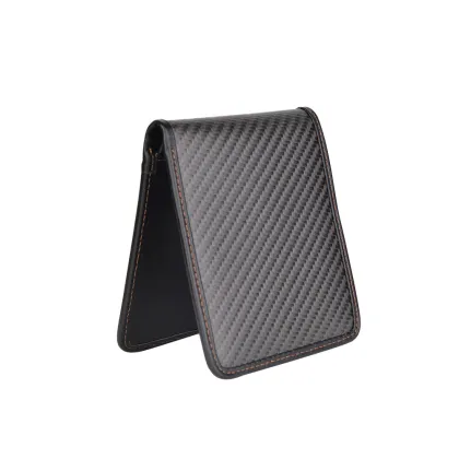 OEM carbon fiber wallet with long style