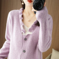 All Wool New Jersey Cardigan dames