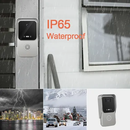 Waterproof HD Night Vision Video Doorbell Intercom System for Villa
