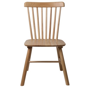 Modern Solid Wood High Back Windsor Chairs for Fast Food Restaurants