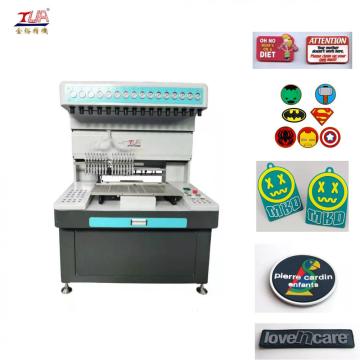 Machine For Making Rubber Soft PVC Label Patch