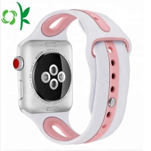 Double Color Men/Women Sport Iwatch Silicone Straps