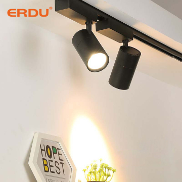 ERDU Aluminum Shop Track COB Spotlight 2-Wires Smart Tuya Track Lighting