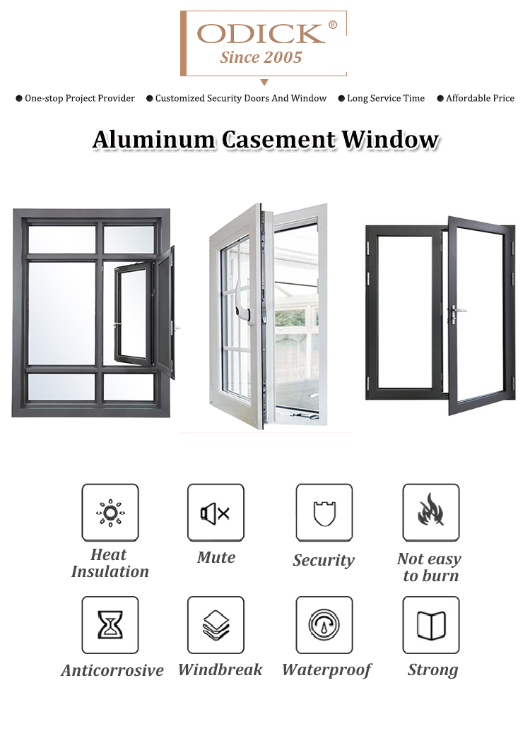 Aluminum Casement Windows