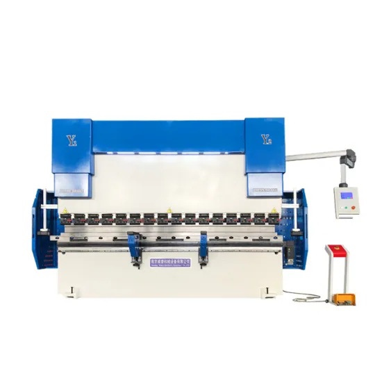 Electro-Hydraulic CNC Press Brake Machine for 6mm Metal Sheet Processing with Mechanical Crowning Table