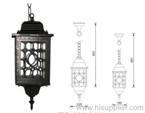 High Tech Aluminum Garden Light 