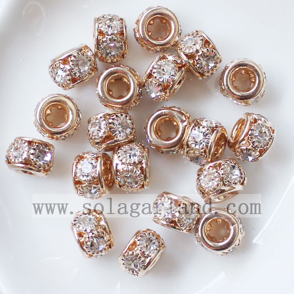 8MM Metal Spacer Beads