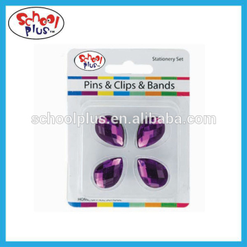acrylic magnetic push pin shaped button for whiteboard