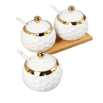High Quality Ceramic Seasoning Jar - Luxury Kitchen Accessory