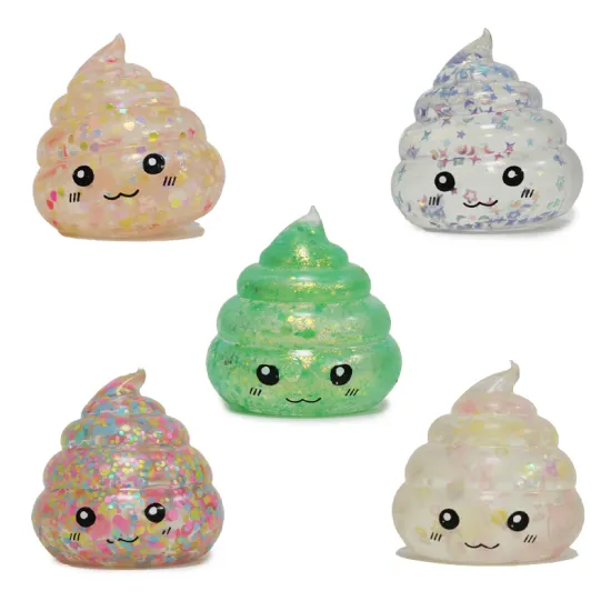Engaging and Fun: Sensory Squeeze Toys for Autistic Children Featuring Cute Poop Design