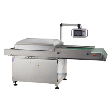 2024 Full Automatic Camber Belt Vacuum Packing Machine with Conveyor