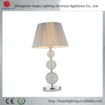 Modern chrome finish decorative table lamp made in china
