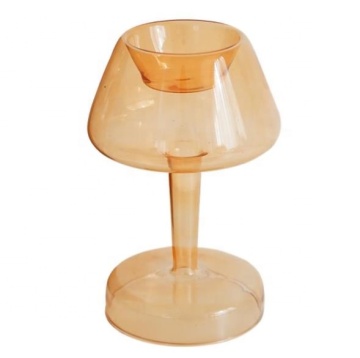 Retro Glass Candle Holder Stand Tea Light