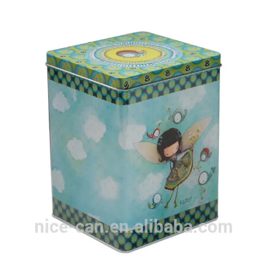 Rectangular Empty Tin Can Food Tinplate Packing Box