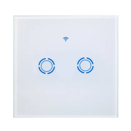 Touch Screen Lighting Smart Home Light Switch Wireless Shutter Switch Wifi Smart Touch Panel Dimmer Light Switch