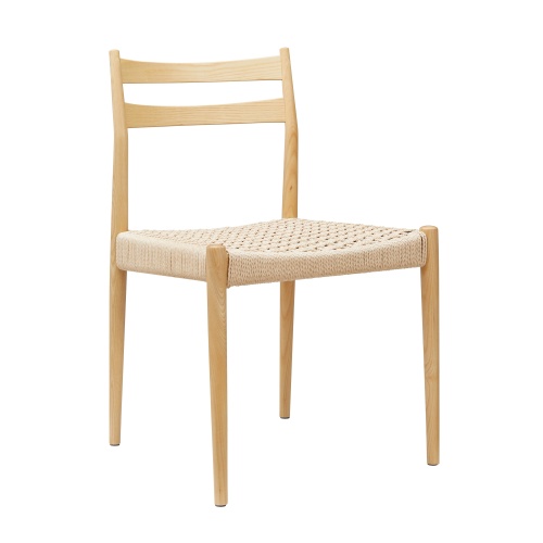 Hand-woven Cord Simplicity Ash Wood Bistro Chair