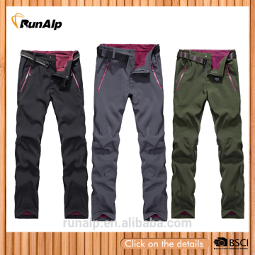 Mens softshell pants with belt
