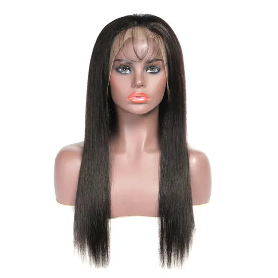 Wholesale Lace Wig Vendors Straight Raw Peruvian Remy Cuticle Aligned Human Hair wig Cheap 13X4 Lace Closure Wig For Black Women