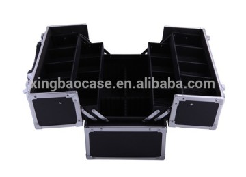 Carrying hardware case aluminum metal tool case with EVA divider XB-TL061