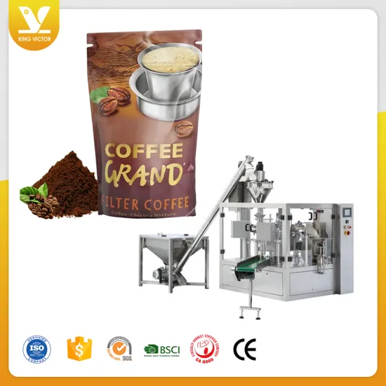 Automatic Multi-function 1kg Doypack Packing Machine for Banana Cocoa Coffee Milk Powder