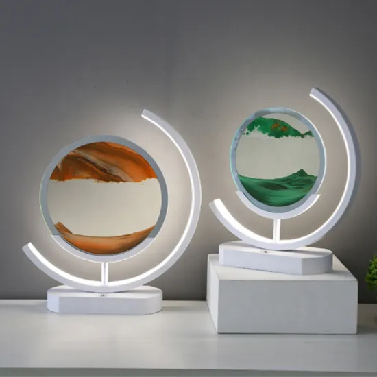 Dimmable 3D LED Flowing Sand Lamp - Moving Sand Art Lamp