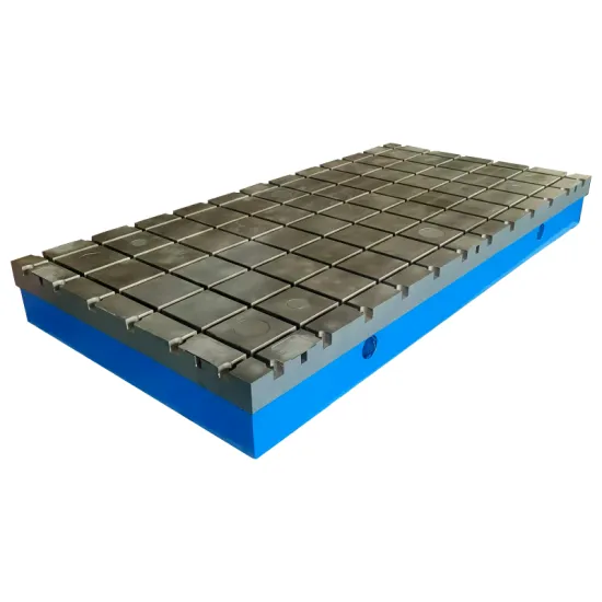 Cast Iron Platform Welding Assembly Measuring Flat T-Groove