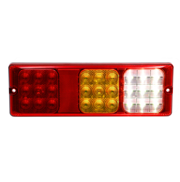Rectangular Truck Rear Combination Light With Reflector