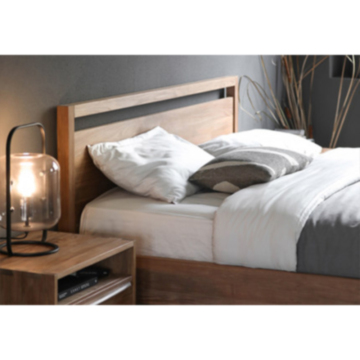 Luxe huis 1.8m eiken boxspring bed design