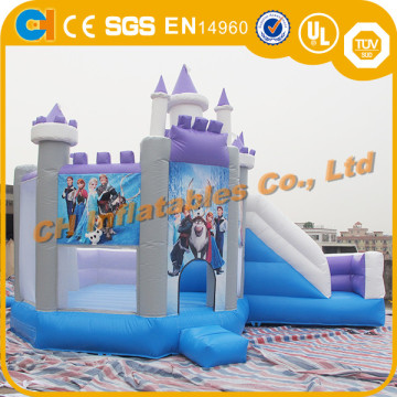 Frozen Inflatable Castle, Inflatable Bouncy Castle Combo,Frozen Inflatable Castle Bounce House for Sale