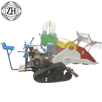 Crawler Type 1000mm Cutting Range Mini Rice Combine Harvester Price