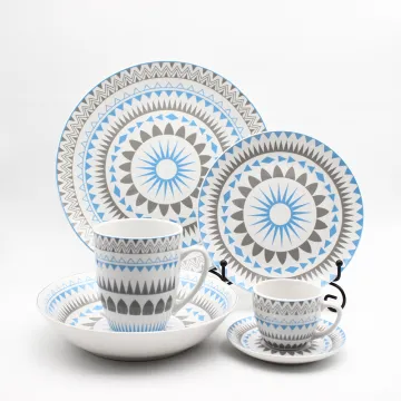Decal dinner plate ceramic dinnerware porcelain plate