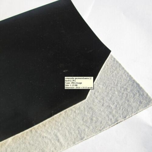  hdpe geomembrane Combine Geomembrane And Geotextile Composite Geotextile Supplier