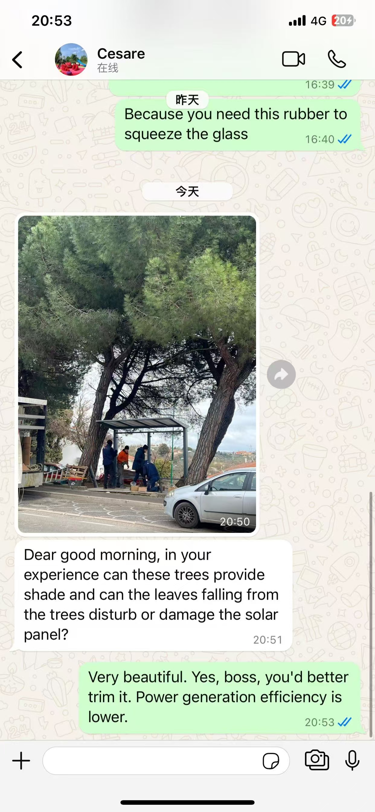 Installation of solar powered bus shelters