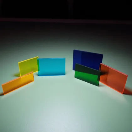 Round or Square Optical Long Pass Orange Filter